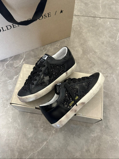 GDGS Superstar Black 2 Tones Lether Diamond