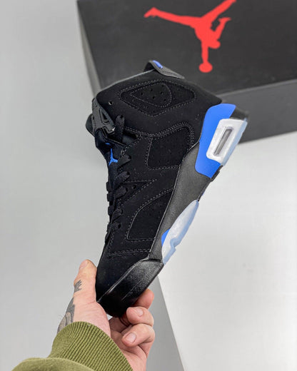 AJ6 Retro Black and Blue