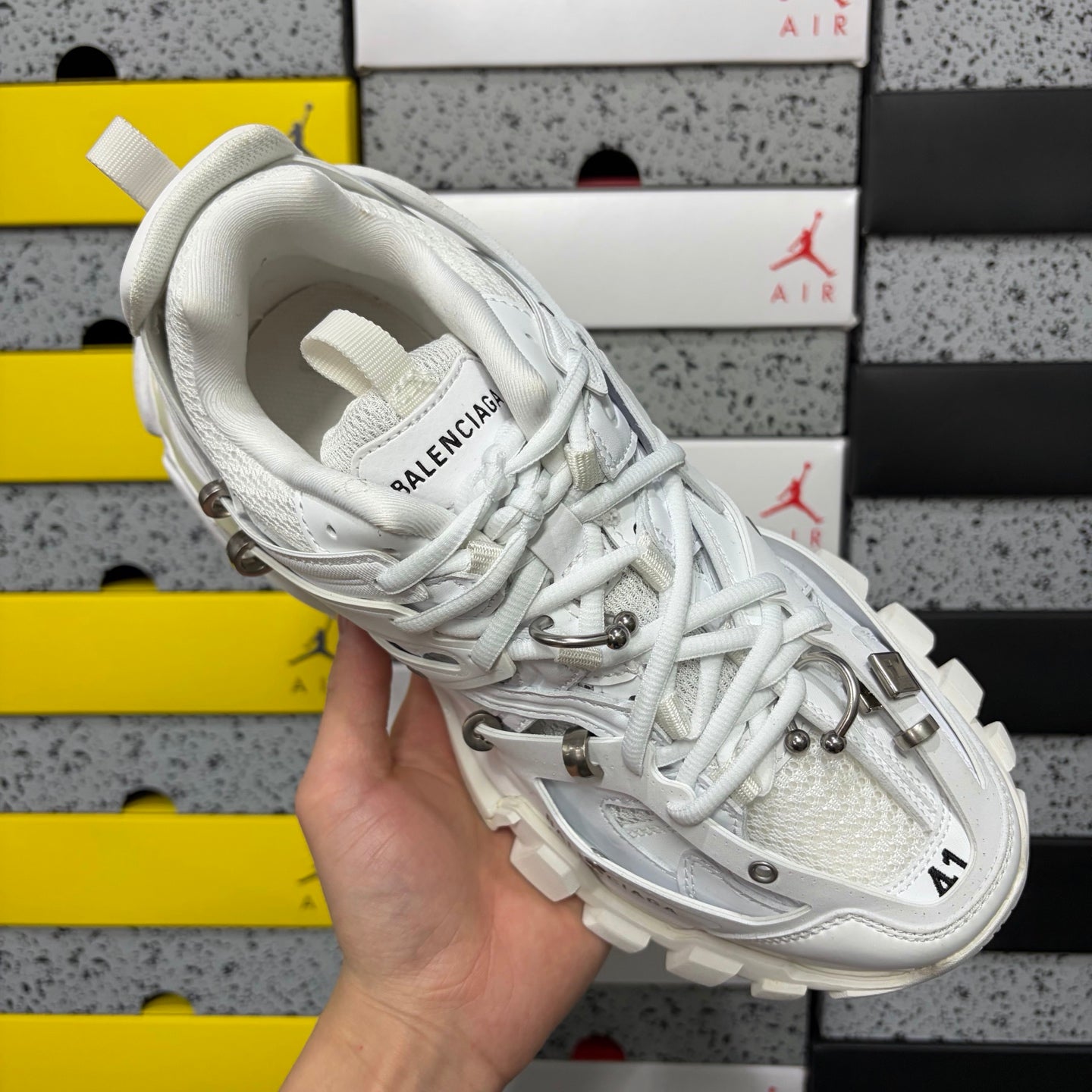 BLG Track White Grey