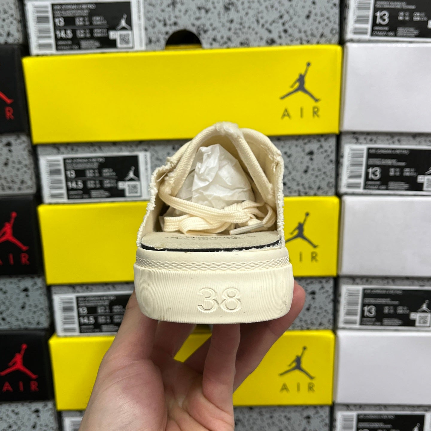 BLG Paris Mule Destroyed - White
