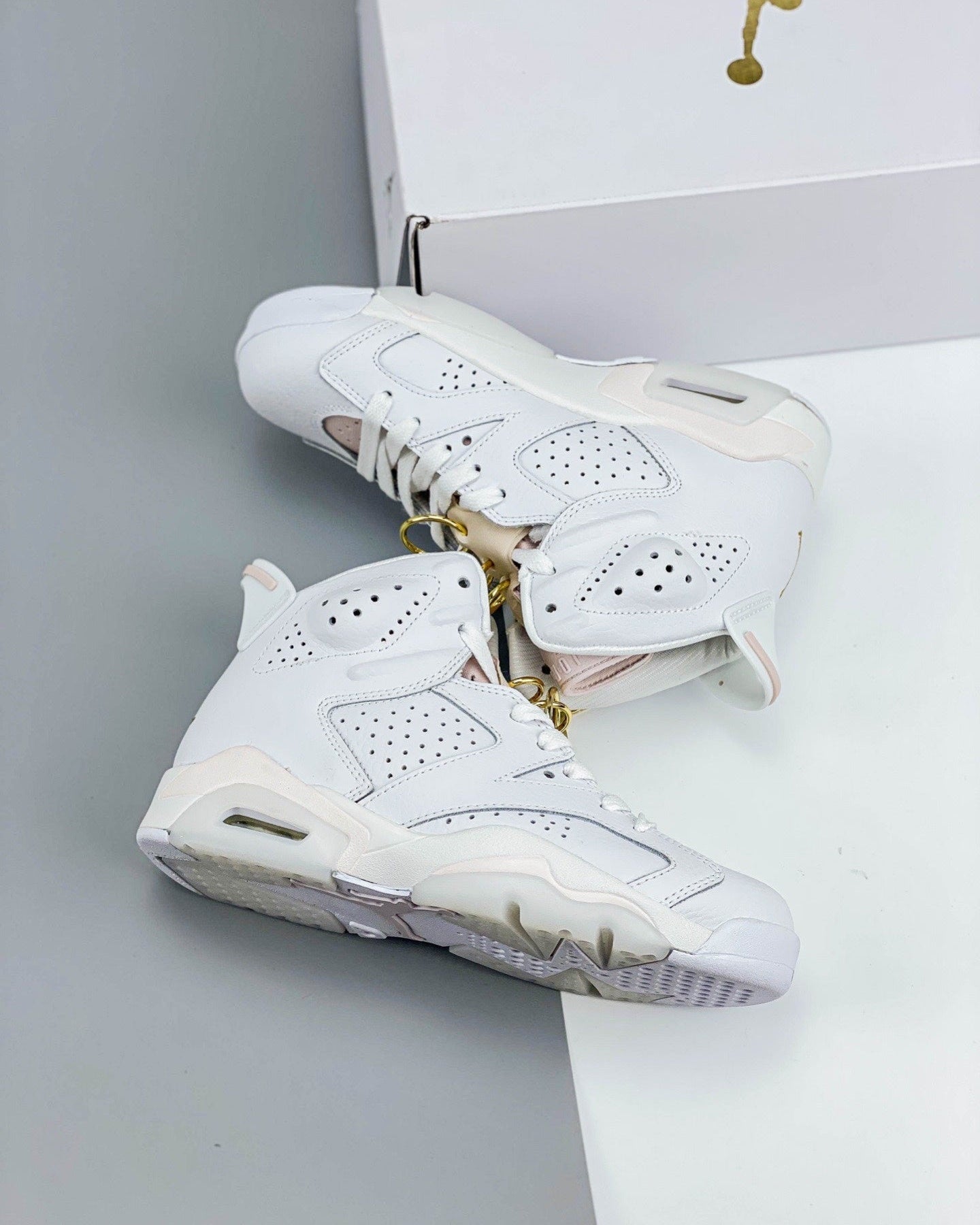 AJ6 Gold Hoops