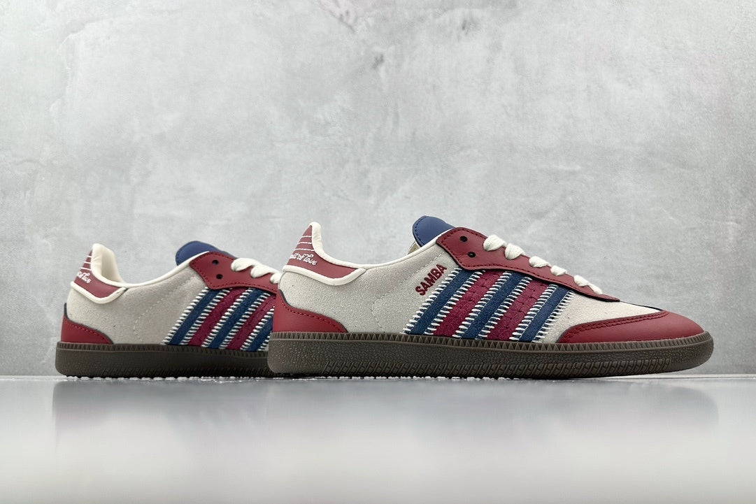 Samba Red Blue White