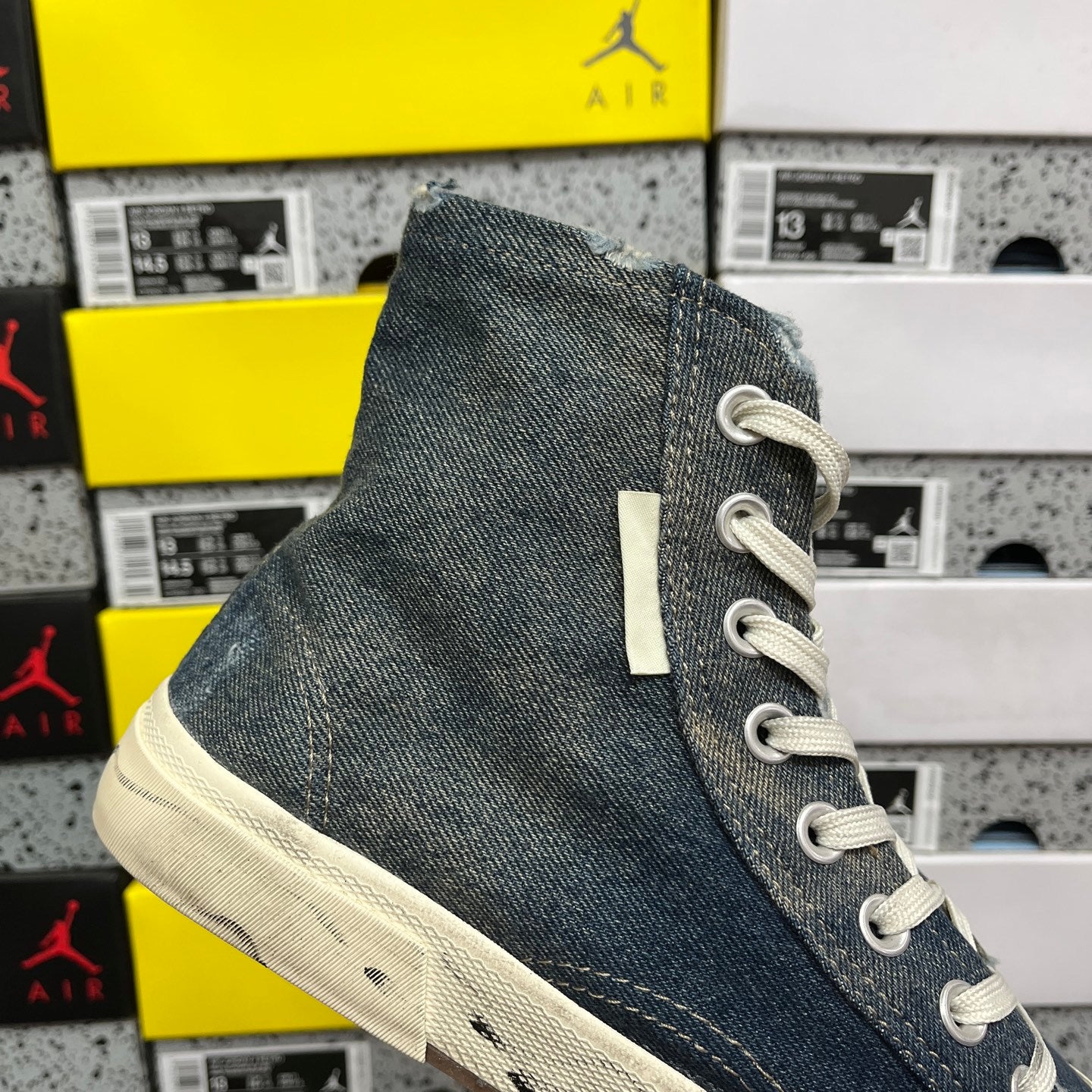 BLG Paris High Destroyed Denim Blue