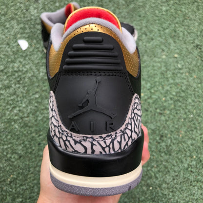 AJ3 Black Cement Gold