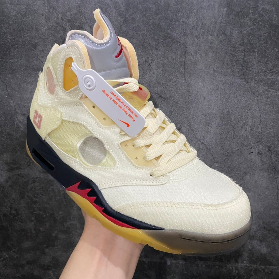 AJ 5 Off-White Sail