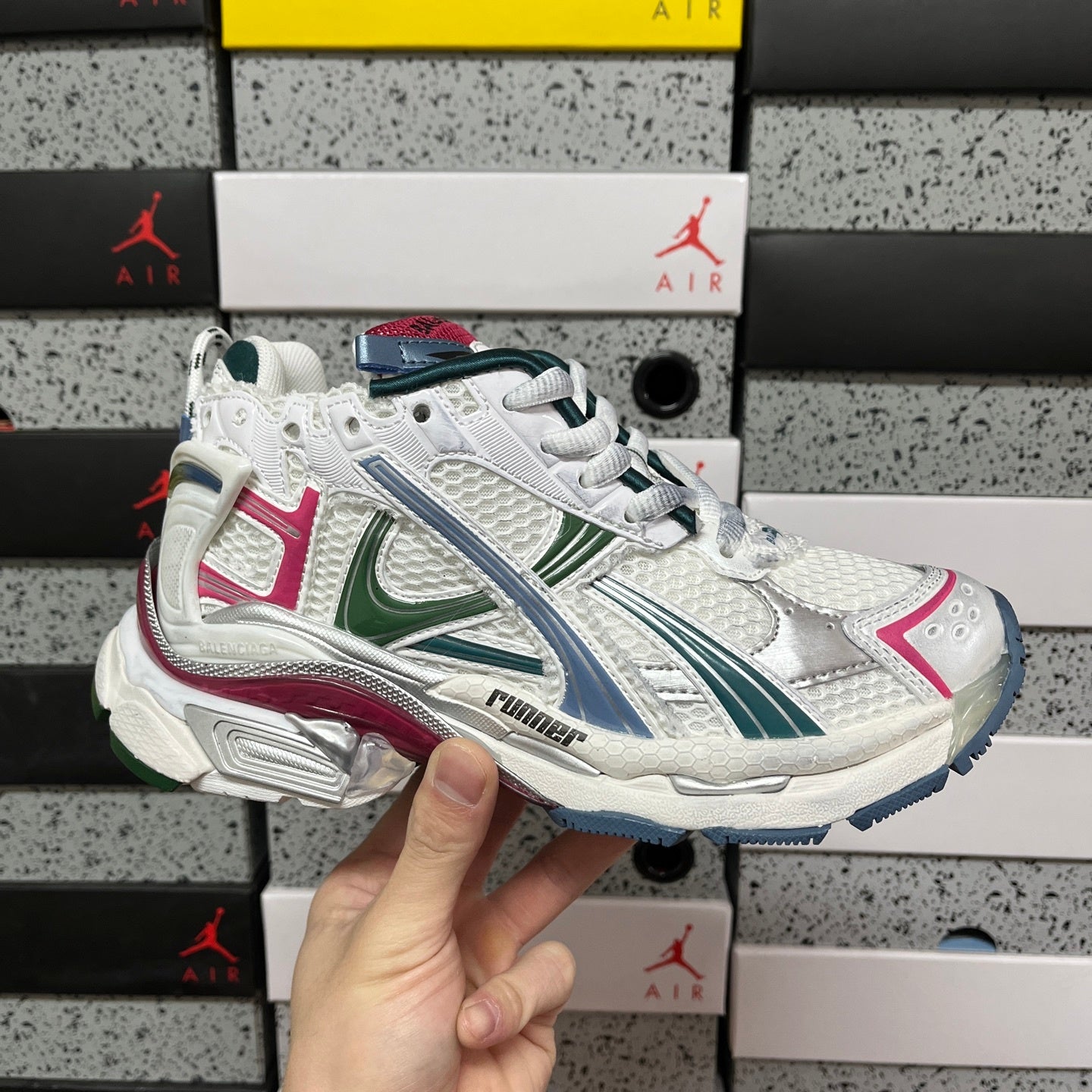 BLG Runner White Multicolor