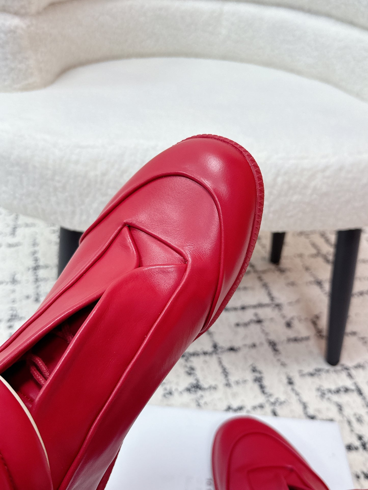 Maison High Red Lether