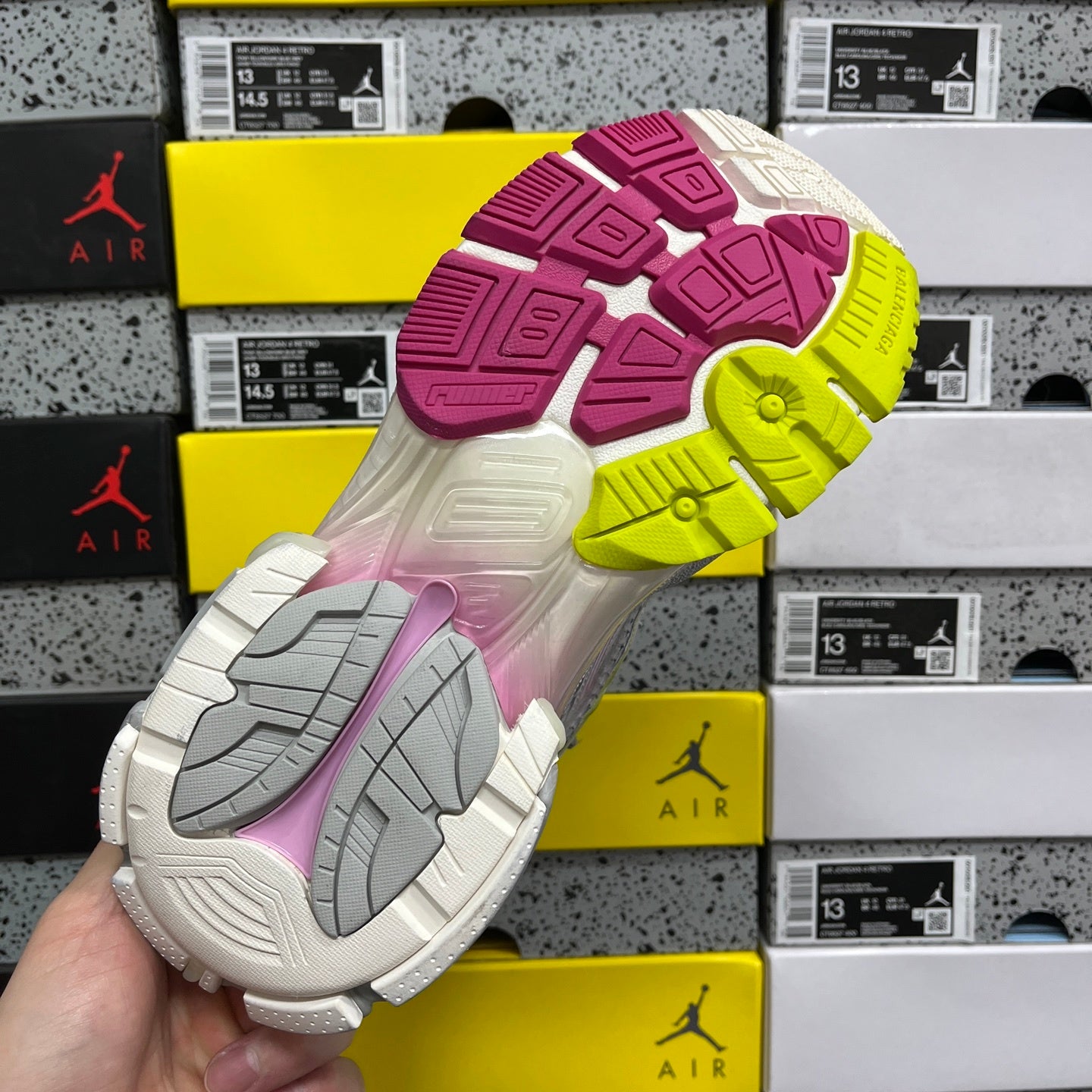 BLG Runner White/Pink/Yelow