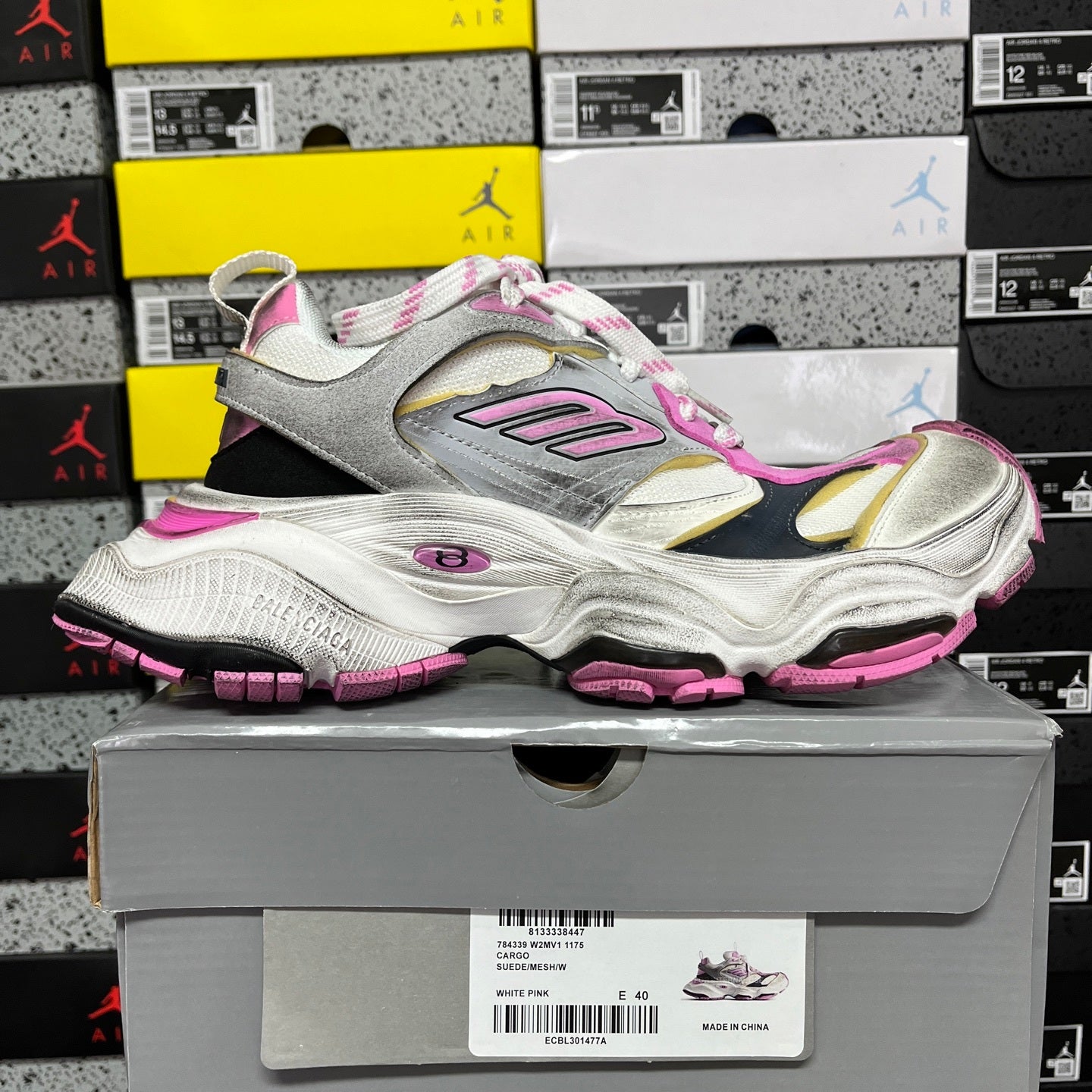 BLG Cargo Pink/White/Grey/Black
