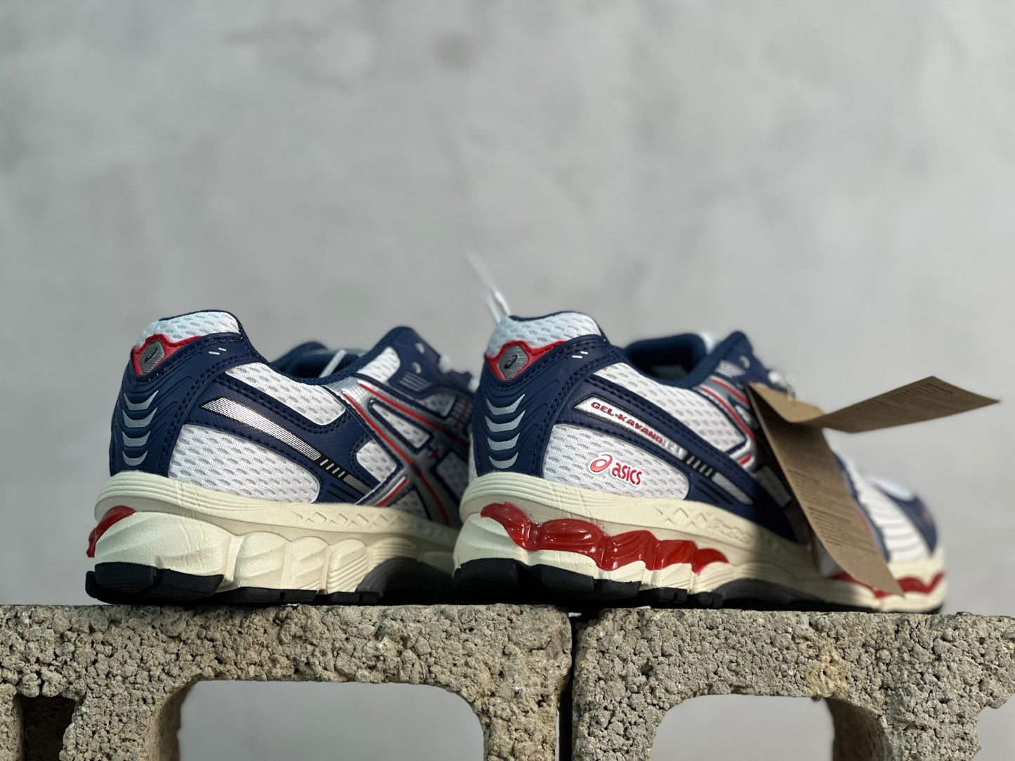 GEL-Kayano 12.1 White/Blue/Red