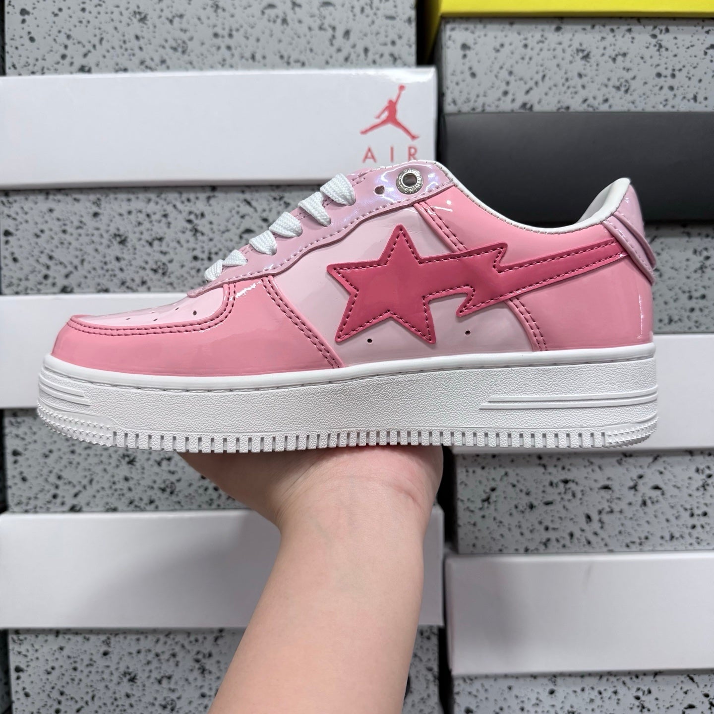 Bape STA Low Color Camo Combo Pink