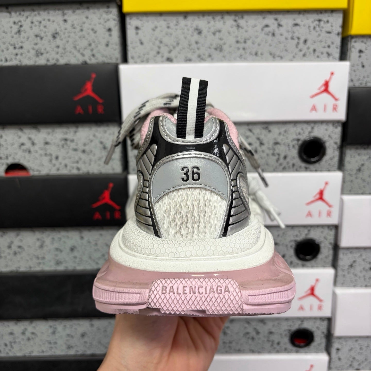 BLG 3XL White/Pink/Black