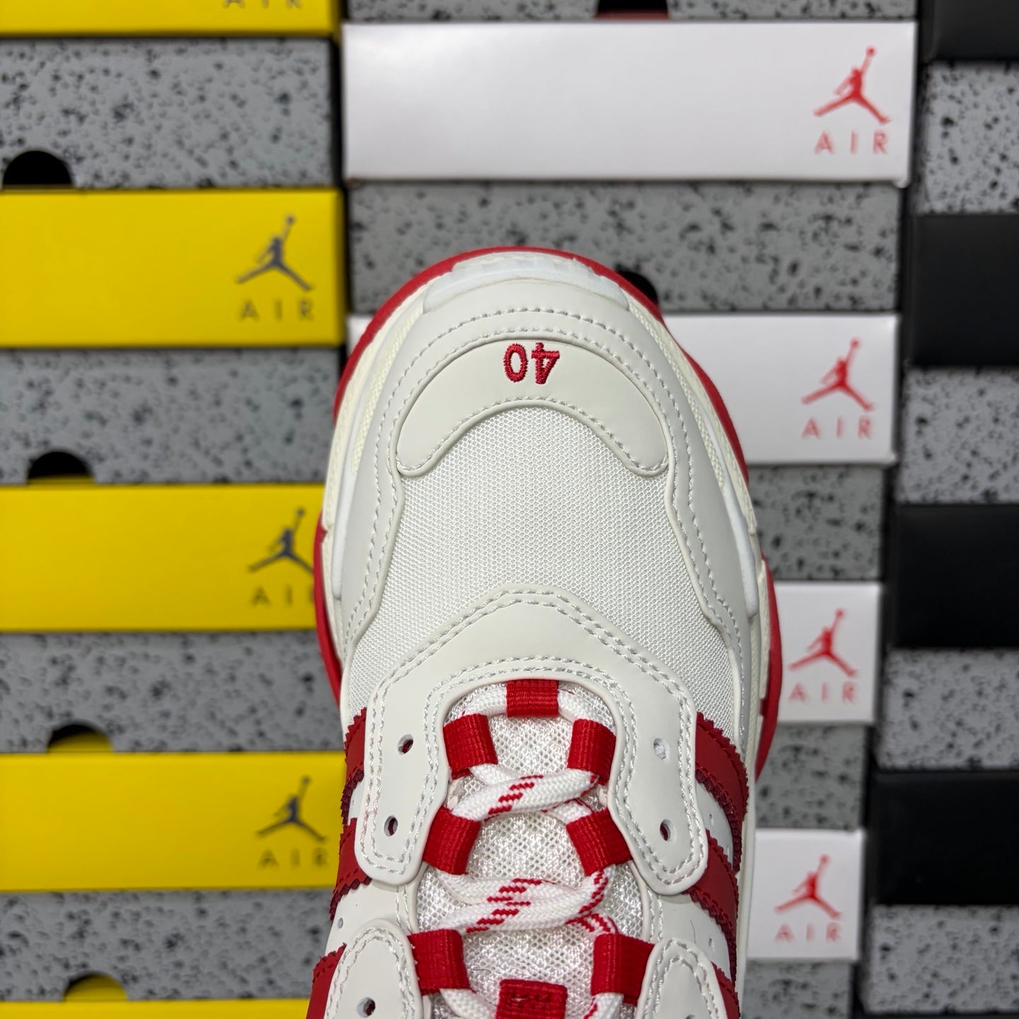 BLG Triple S x Adidas White/Red