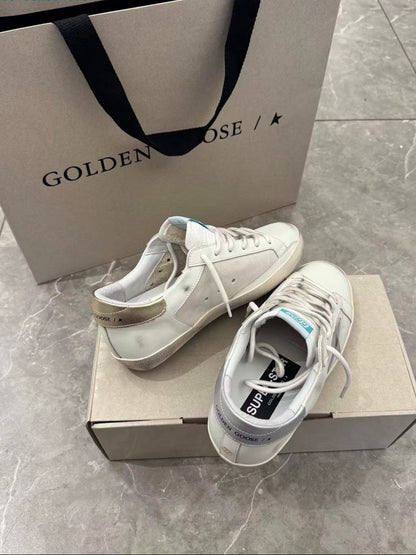 GDGS Superstar Silver Star 2 Tones Lether