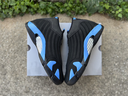 AJ14 Retro Black and Blue