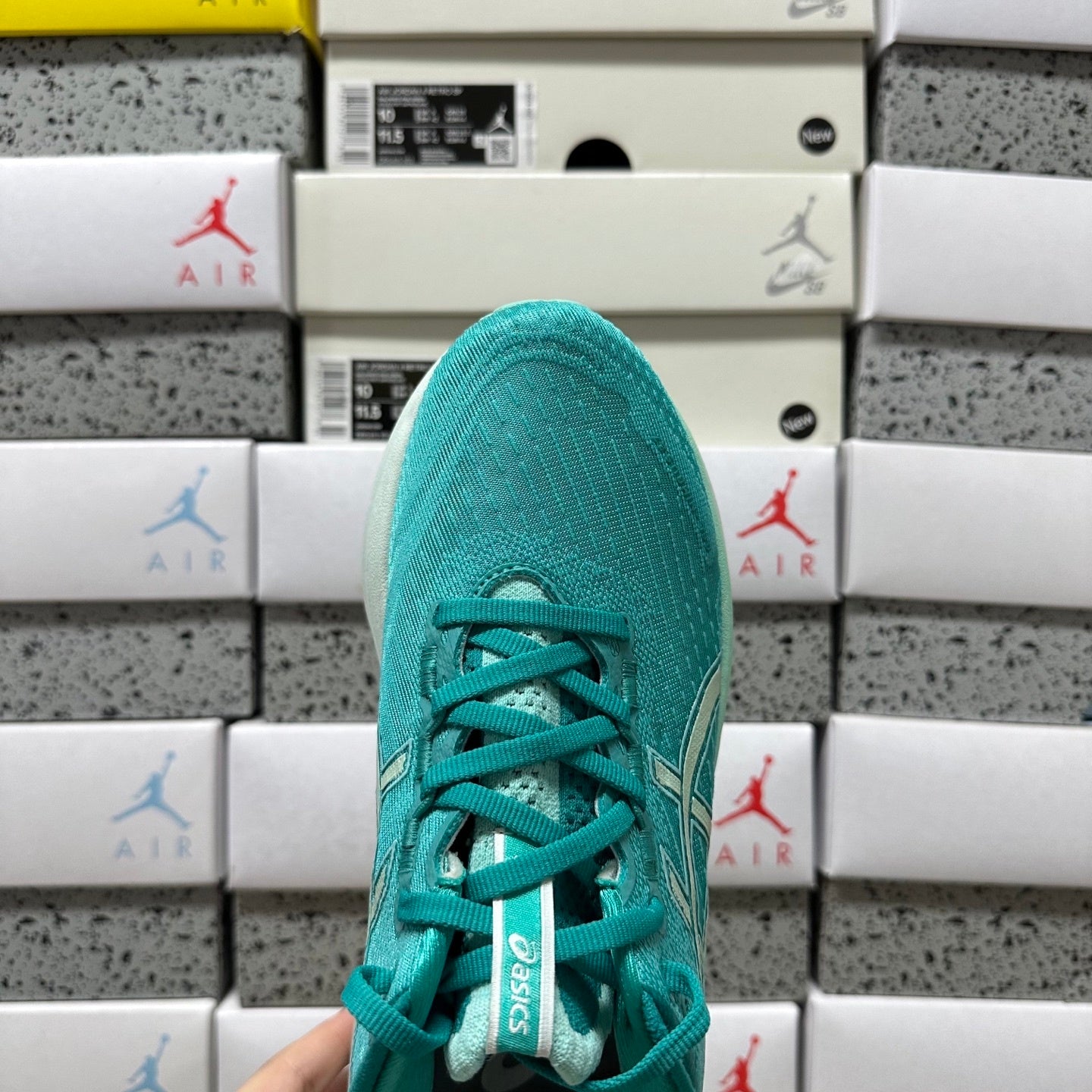GEL-NIMBUS 27 Waveteal/Iluminate Mint