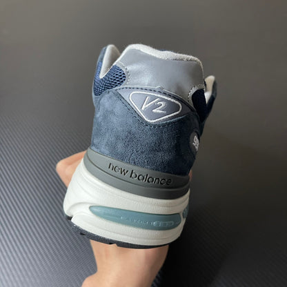 990 Navy Suede