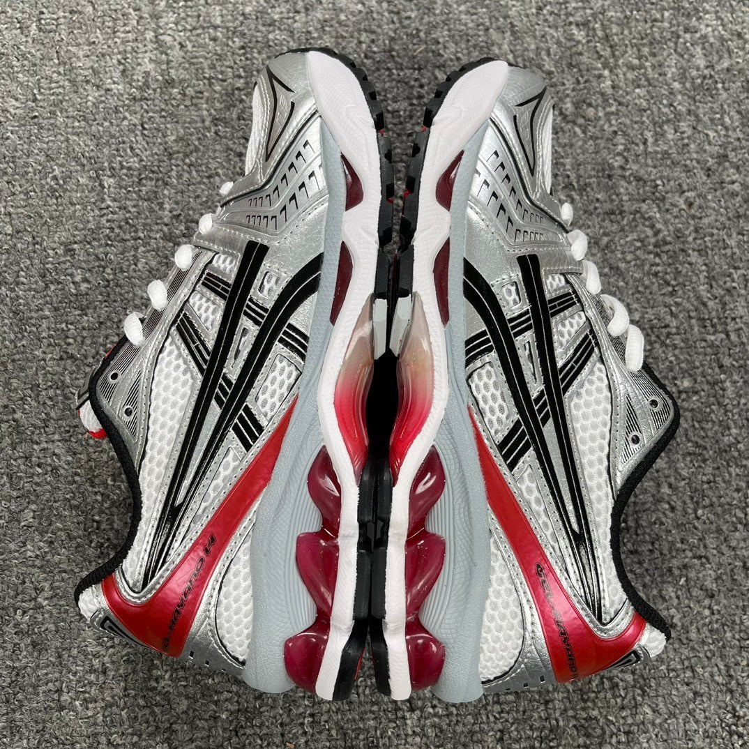 Kayano 14 Silver Black Red