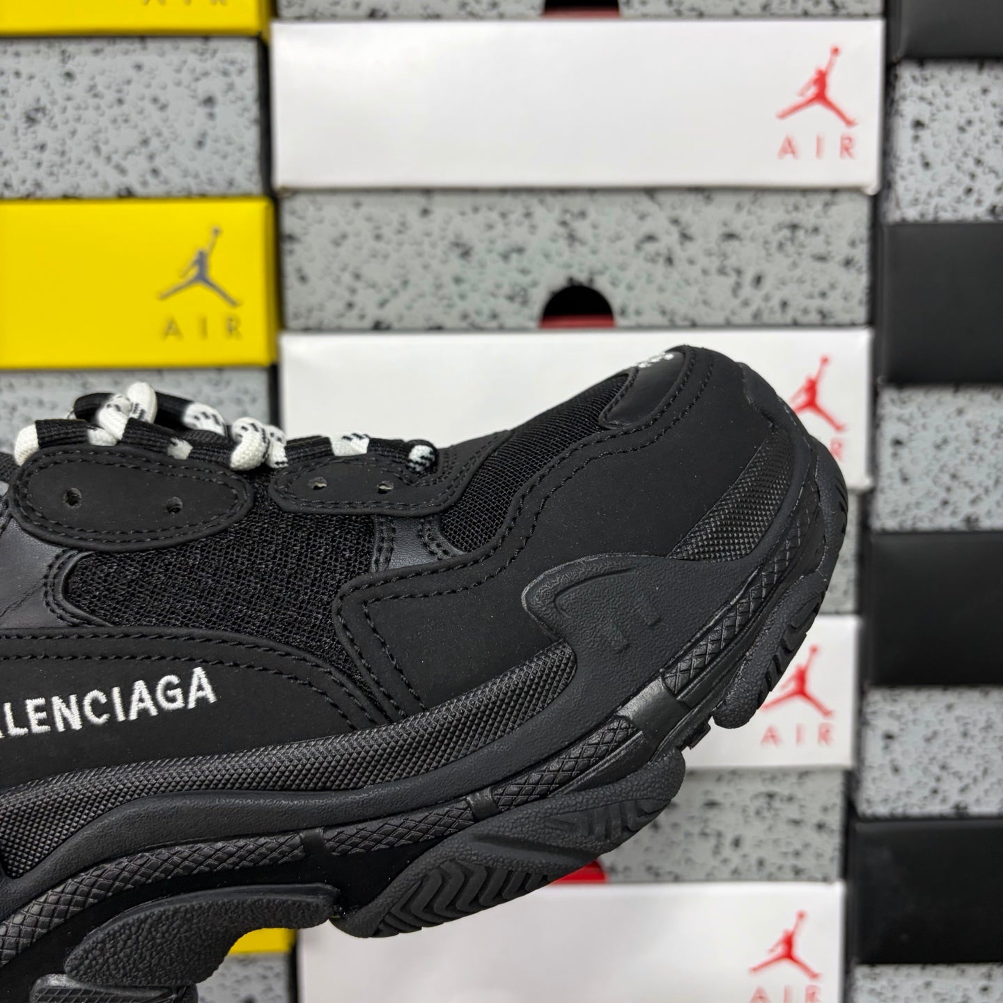 BLG Triple S Mule Black