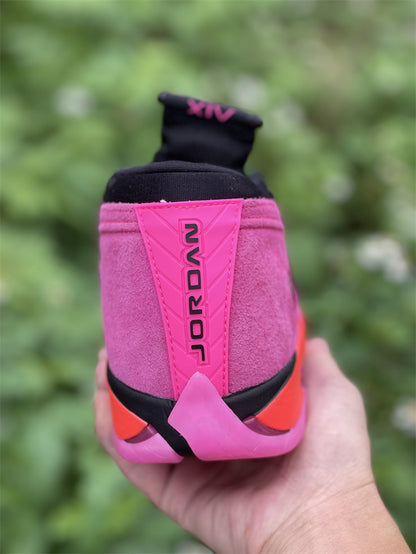 AJ14 Low Shocking Pink