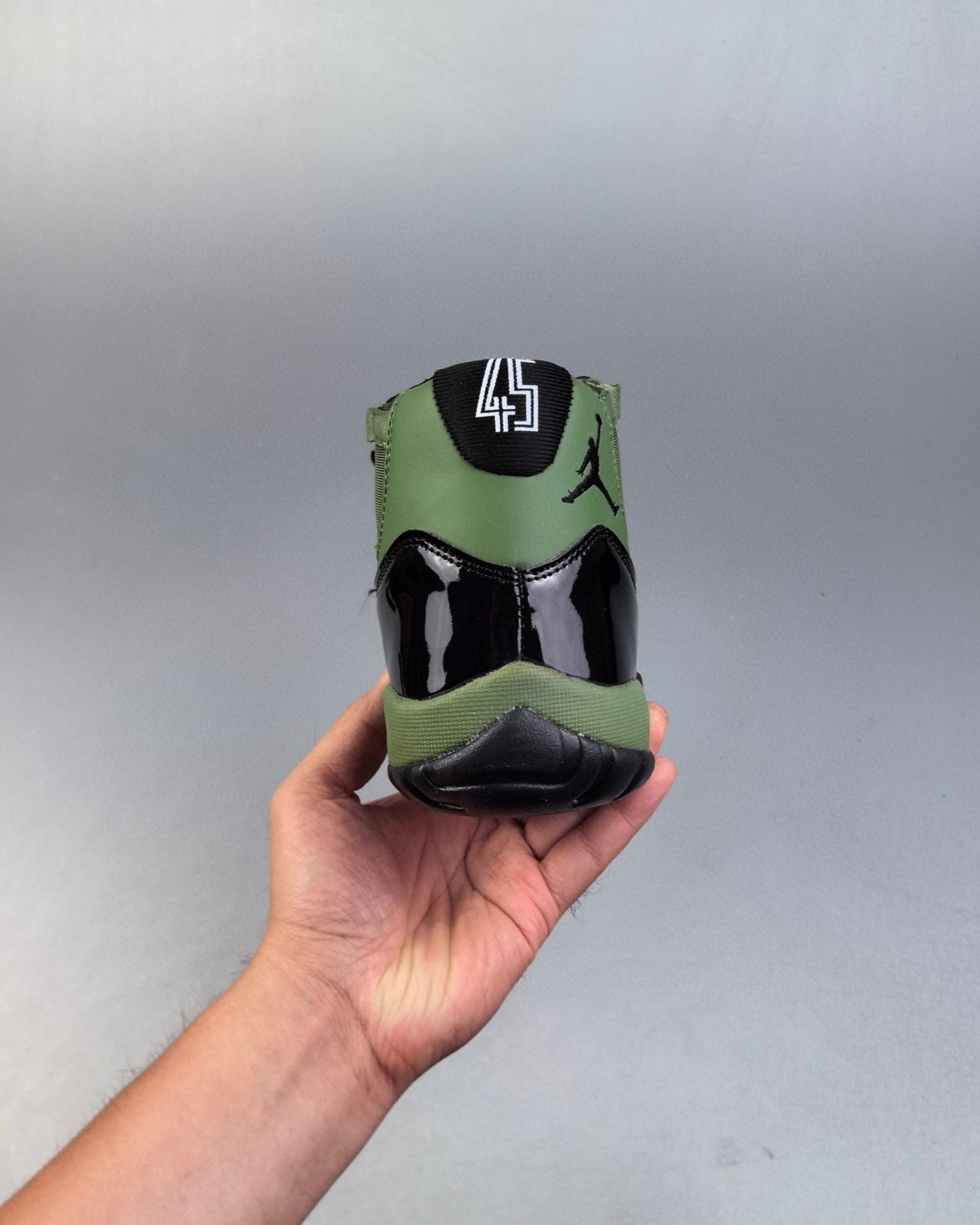 AJ11 Retro High Green and Black
