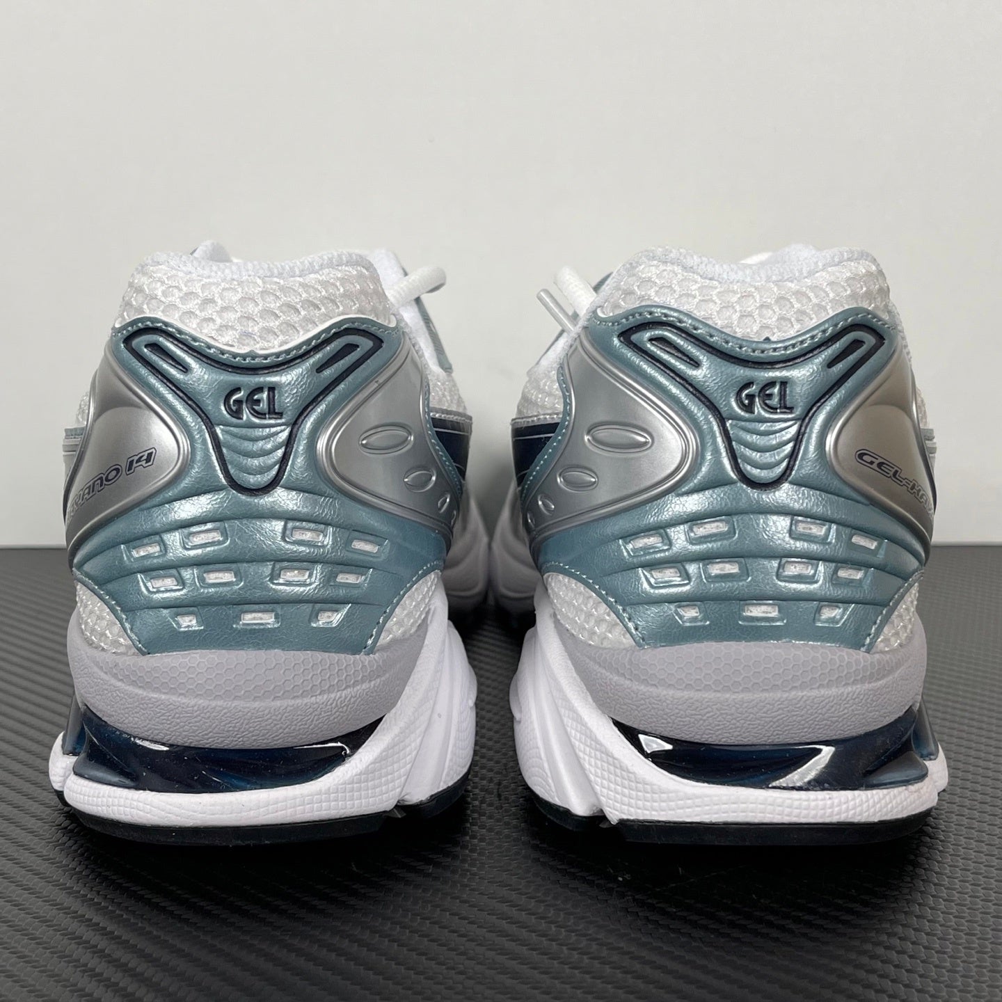 Kayano 14 White / Teal / Navy