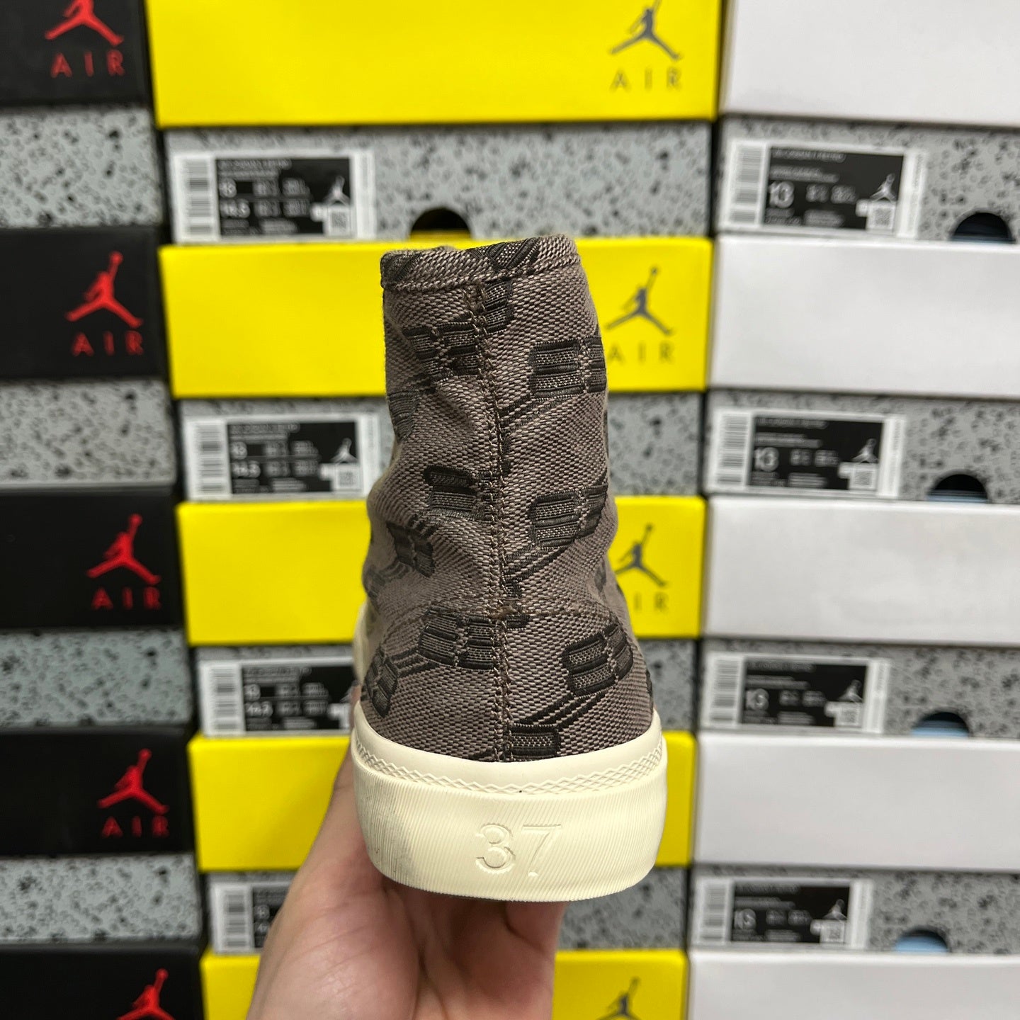BLG Paris High Destroyed Grey