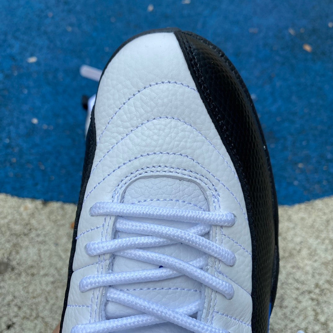 12 Blue Black and White