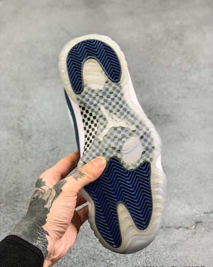 AJ11 Snake Blue