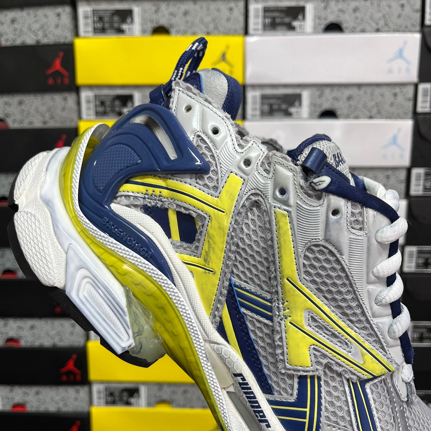 BLG Runner 7.0 Grey Yellow/Blue