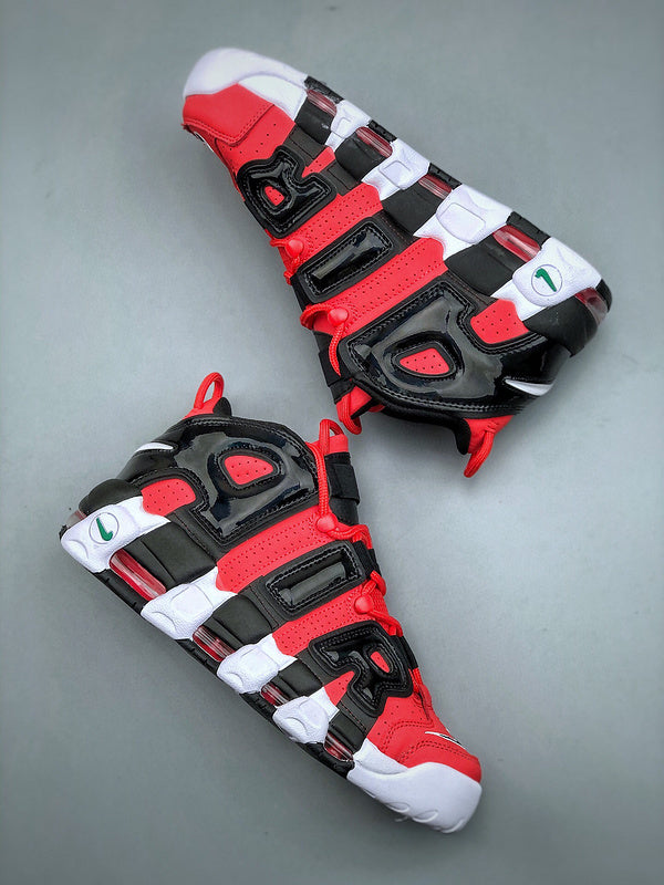 Uptempo White/Red/Black