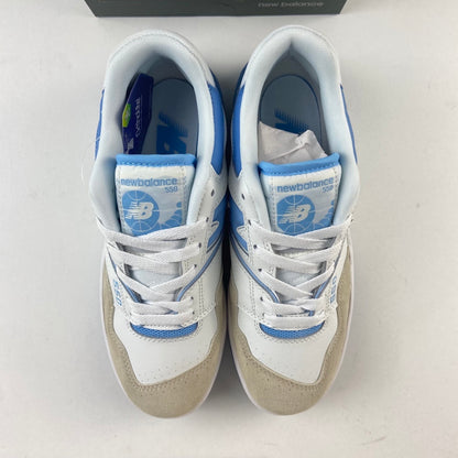 550 Baby Blue and White
