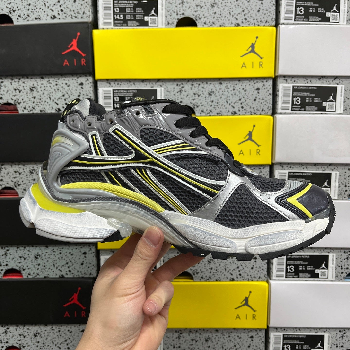 BLG Runner White/Black/Yellow