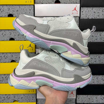 BLG Triple S White/Grey/Pink/Blue