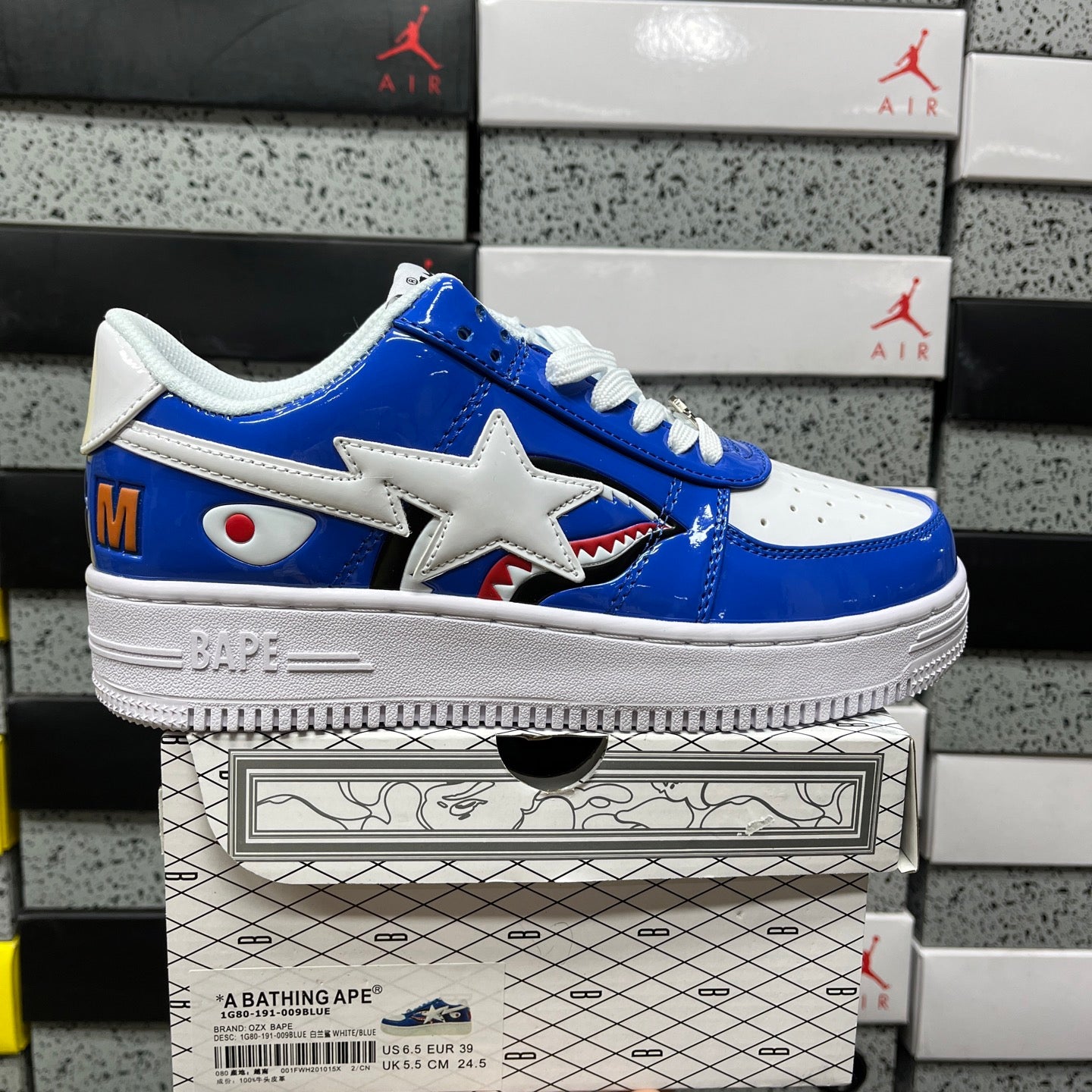 Bape STA Low Shark Blue