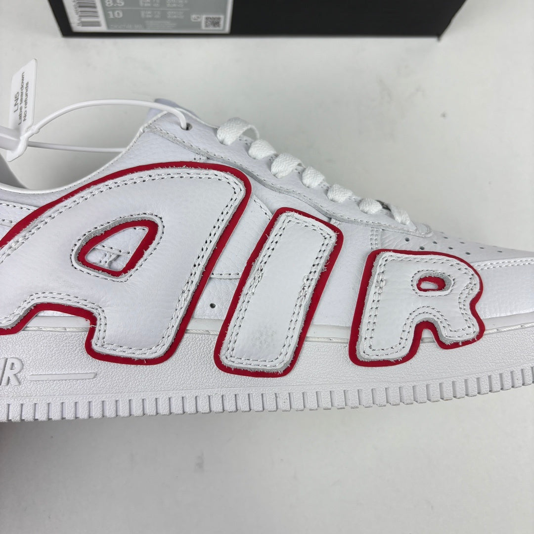 AF1 Flea White Red