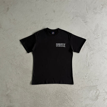 Metal Sanskrit letters tee