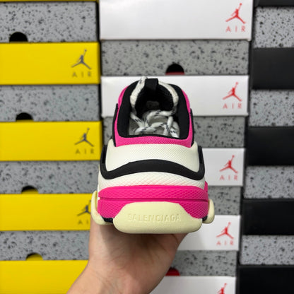 BLG Triple S Mule White/Black/Pink