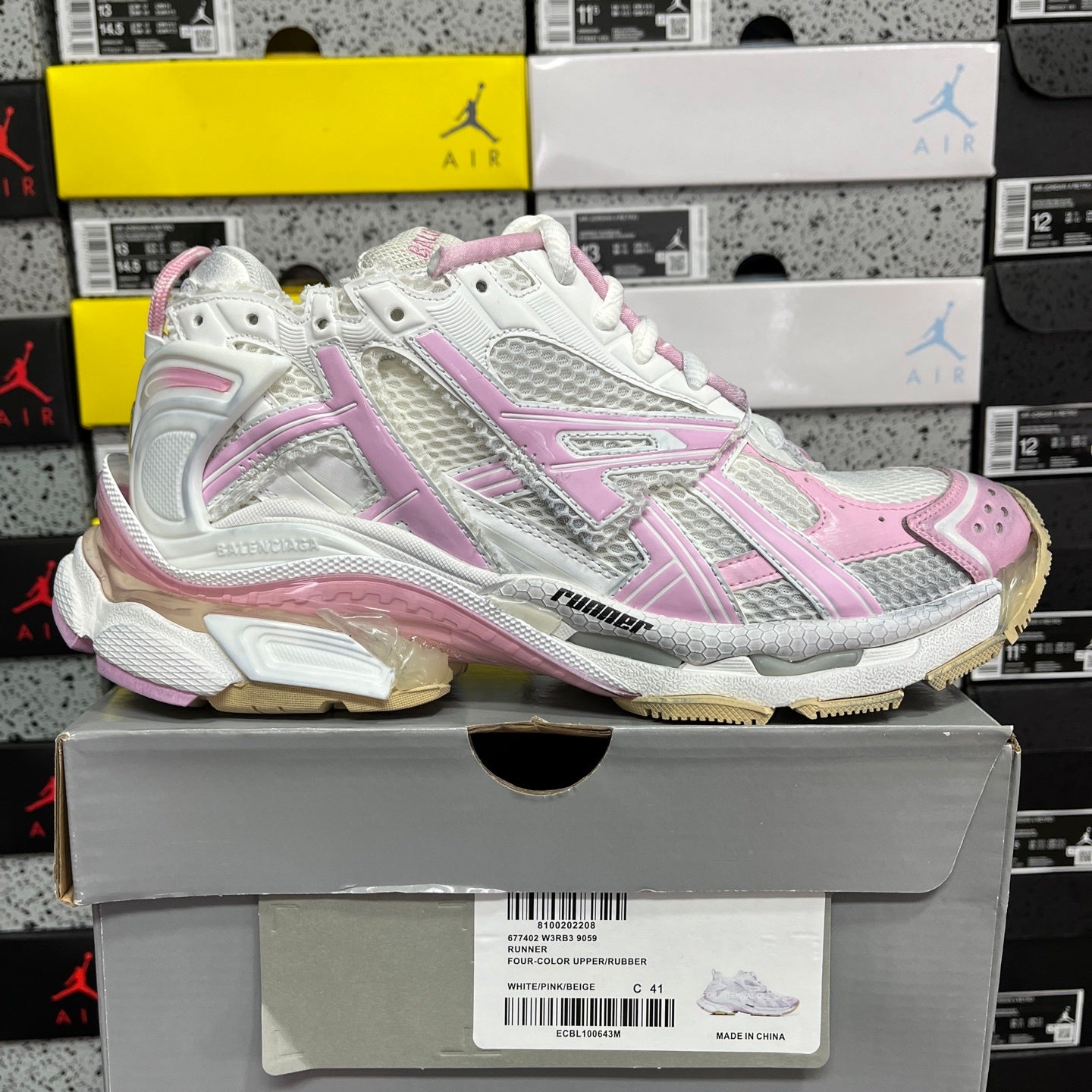 BLG Runner 7.0 White/Pink/Beige