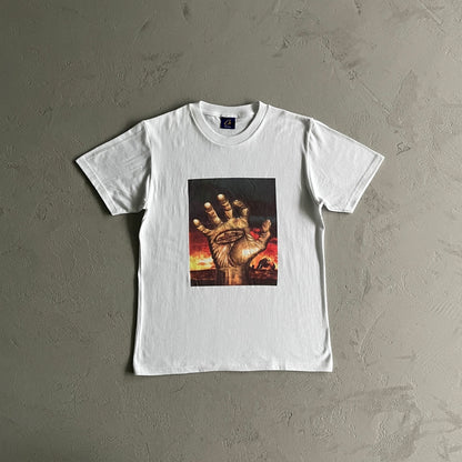 Hand white T shirt