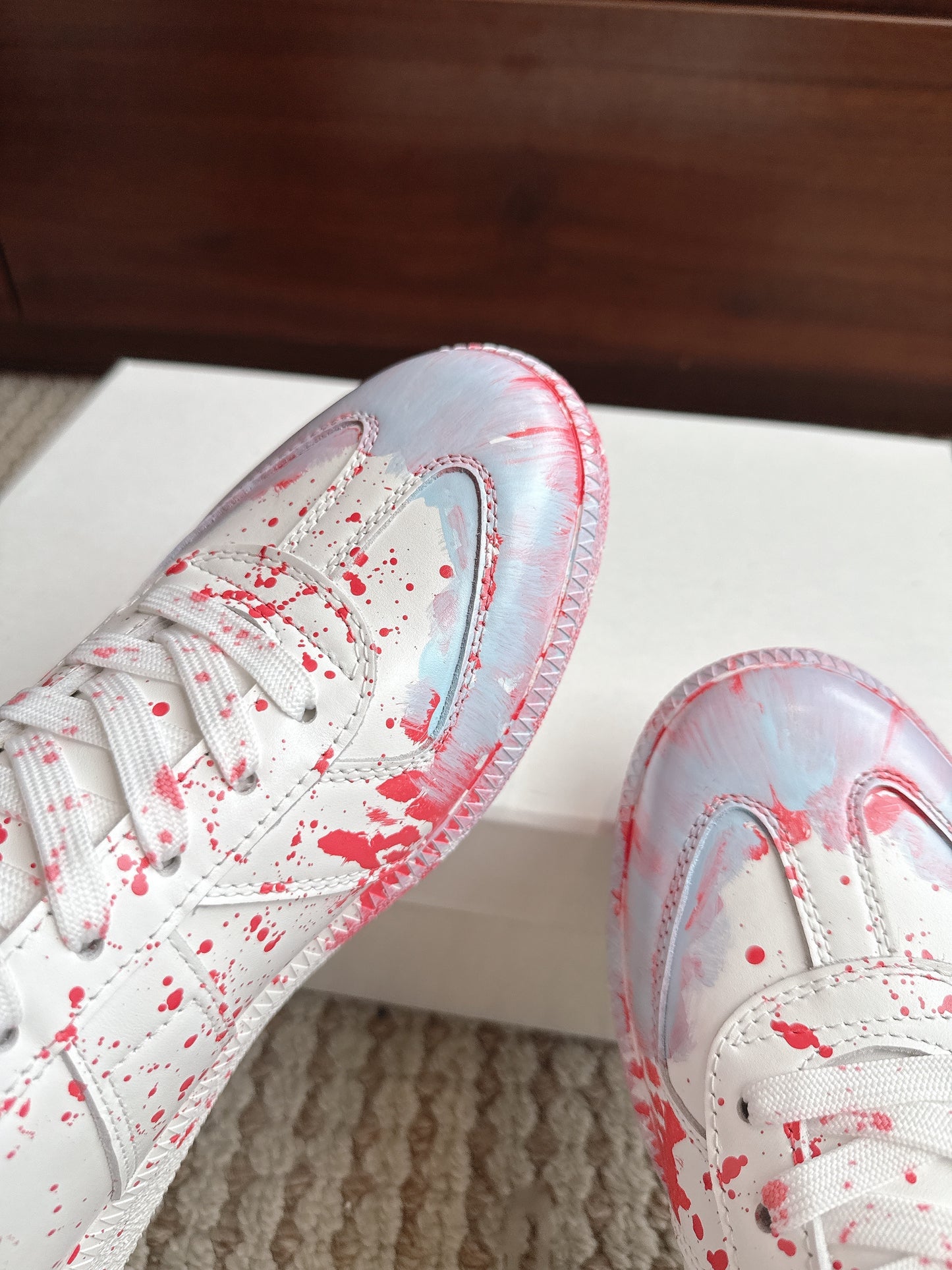 Maison Paint Pink LIght Blue Sole