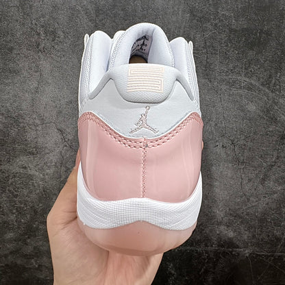 AJ11 Low White and Pink