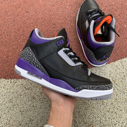 AJ3 Court Purple