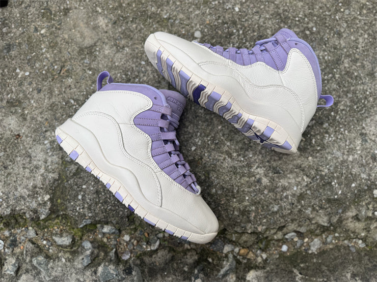 AJ10 White and Purple