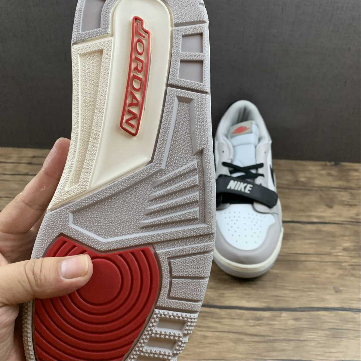 Legacy 312 Tech Grey Fire Red Black