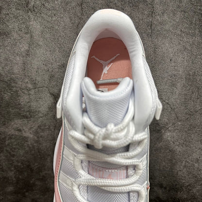AJ11 Low White and Pink