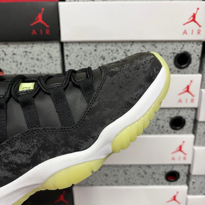 AJ11 Retro Black Barely Volt Dark Raisin
