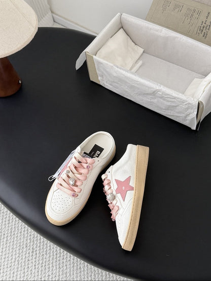 GDGS Super-Star Sabot Pink Star Gum Sole