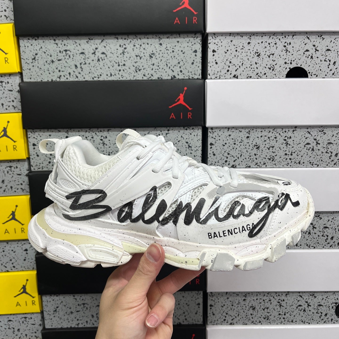 BLG Track Signature - White