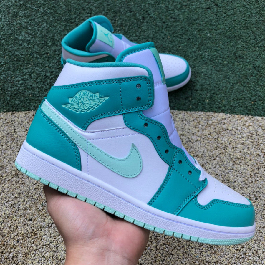 AJ1 MID Washed Teal
